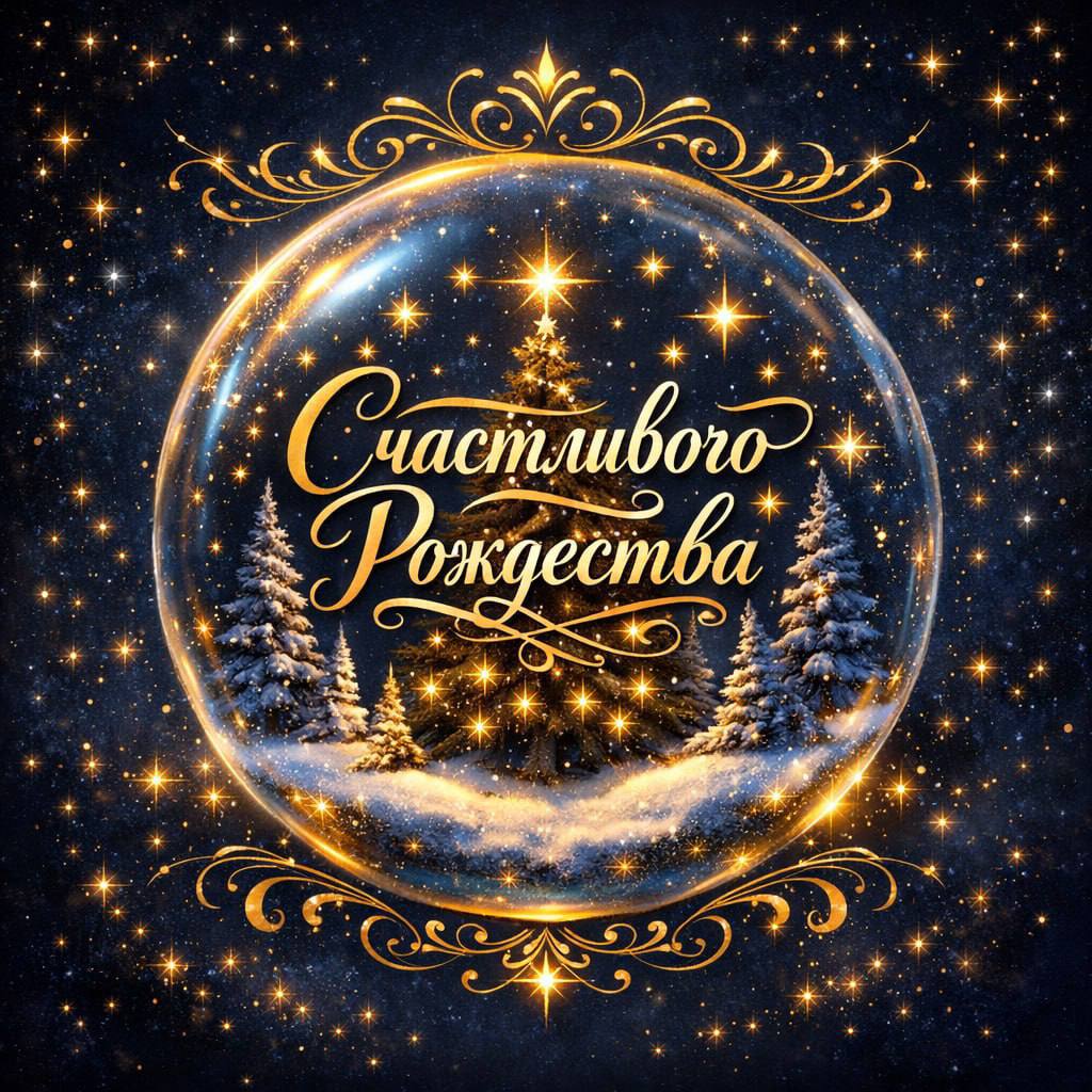 Уважаемые партнеры, коллеги и друзья, поздравляем вас с Рождеством!