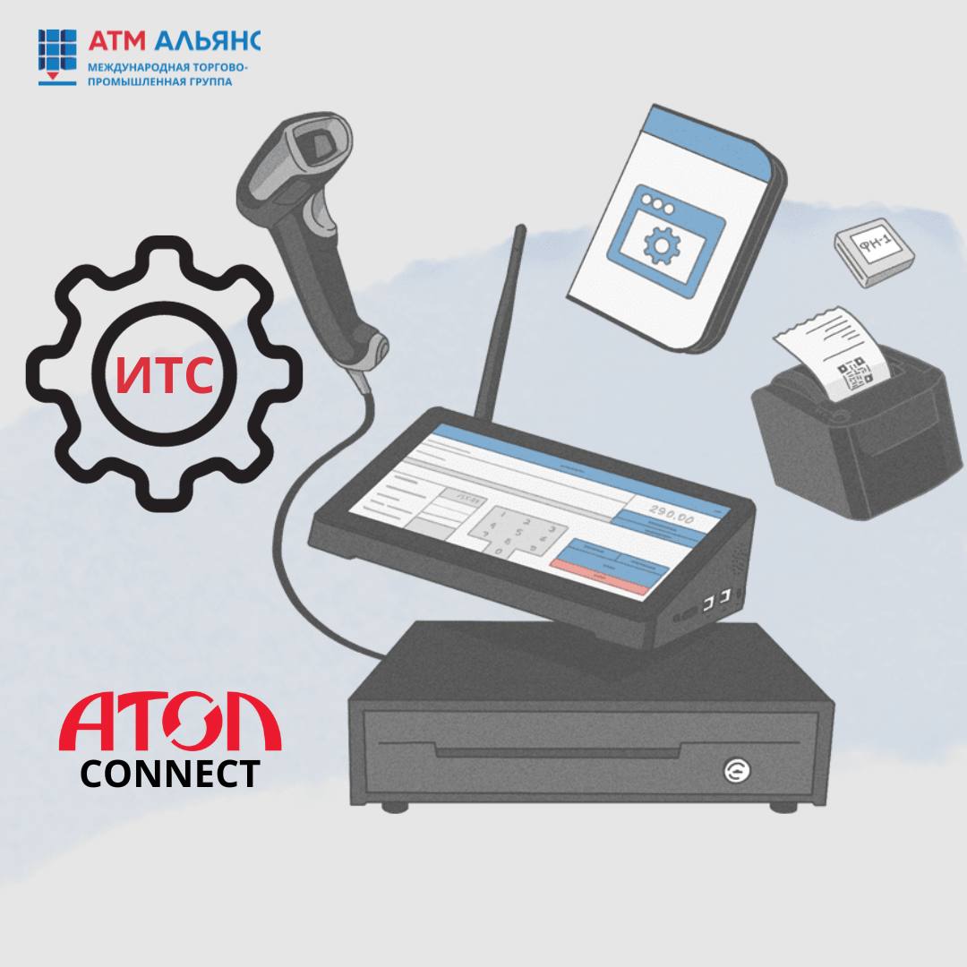 АТОЛ Connect ИТС на 1 год за 3000 рублей в АТМ АЛЬЯНС!
