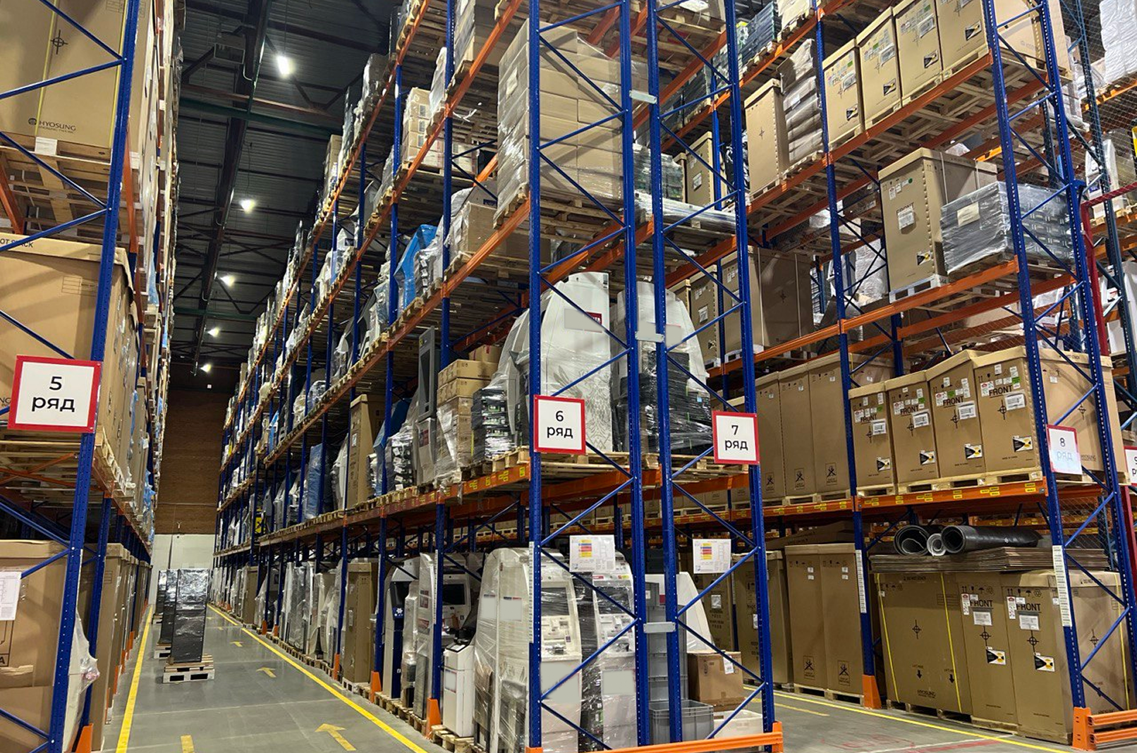 Складское хранение и такелаж