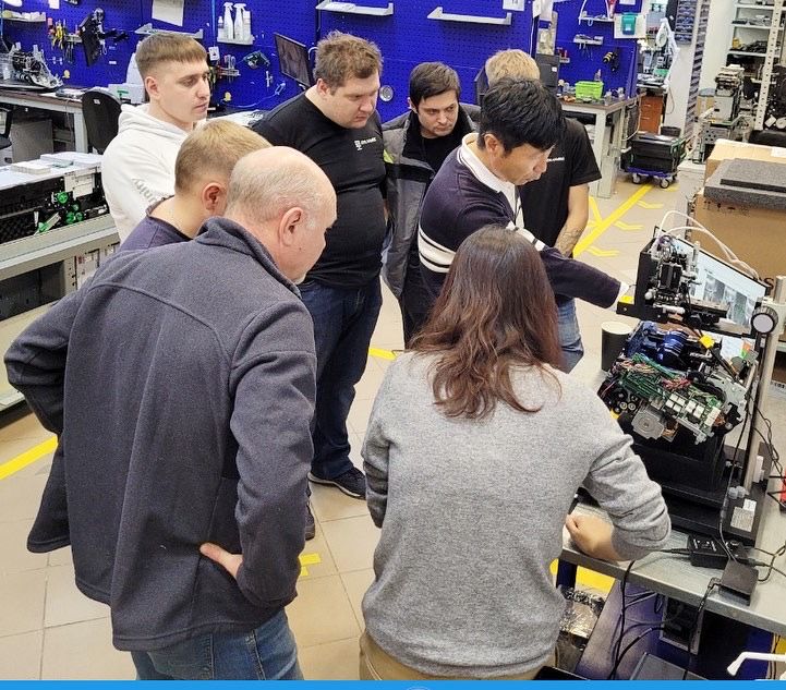 Партнеры из Хесон РУС провели инспекцию сервисного центра компании АТМ АЛЬЯНС в г. Тюмени